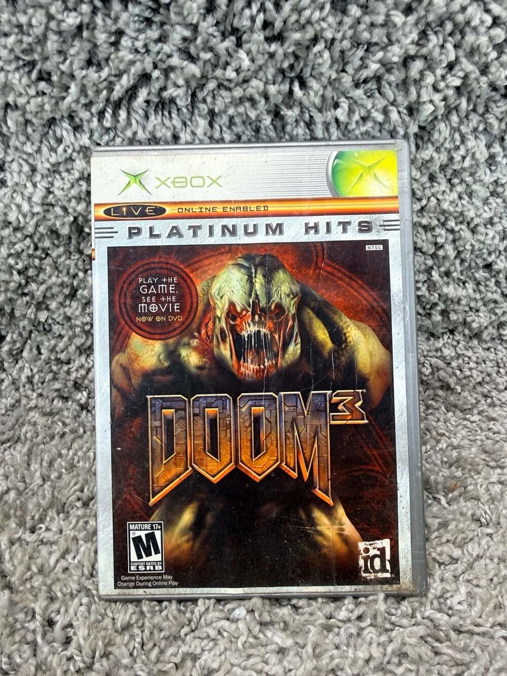 Doom 3 Platinum Hits Xbox Video Game